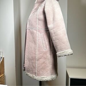 Danier Genuine Leather Pink Shearling Coat – Girls Size 7